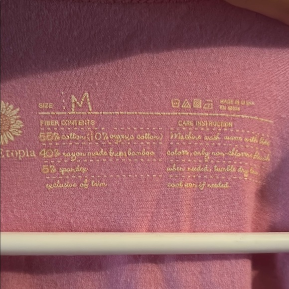 Pink/Lavender Ruffle Sleeveless Top - Picture 3 of 6